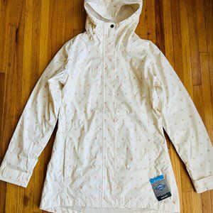 Columbia New w/tag circle printed water proof rain jacket